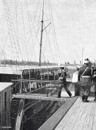 : Visit of the German imperial couple in St Petersburg, czar Nicholas walking on his Yacht Alexandria.jpg