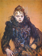  : 447px-Lautrec_woman_with_a_black_feather_boa_c1892.jpg