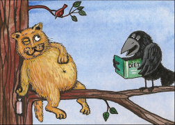  :  ACEO  ryta  Crow       - %