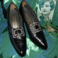  : 1920' .  A. Jones & Sons Hand Sewn Black Evening Shoes Diamante.jpg