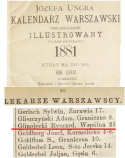 1881 Ryszard Glinojecki - lekarze warszawscy - Kalendarz.jpg, 102720 