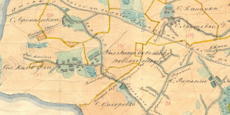 Курск постоялые дворы карта