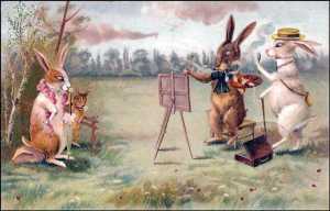  : 0. -.   . Maurice BOULANGER - Rabbit Painter.jpg